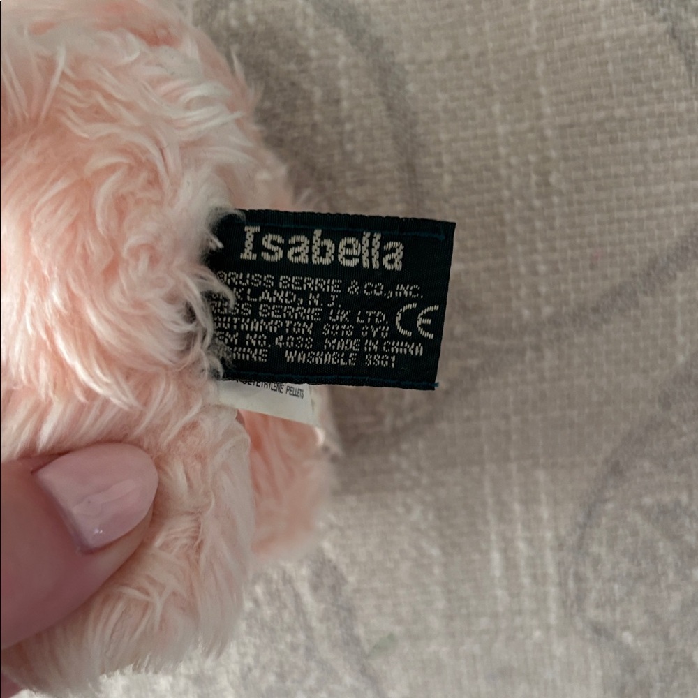 Russ Berrie Isabella Cuddly Plush Bear - Picture 3 of 3